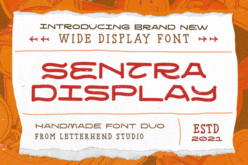 sentra-display-handmade-font-duo