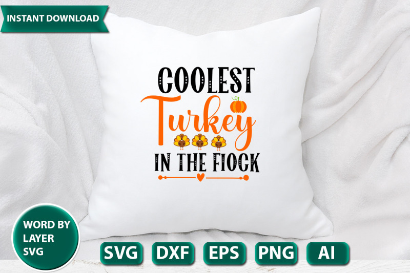 coolest-turkey-in-the-flock-svg-cut-file