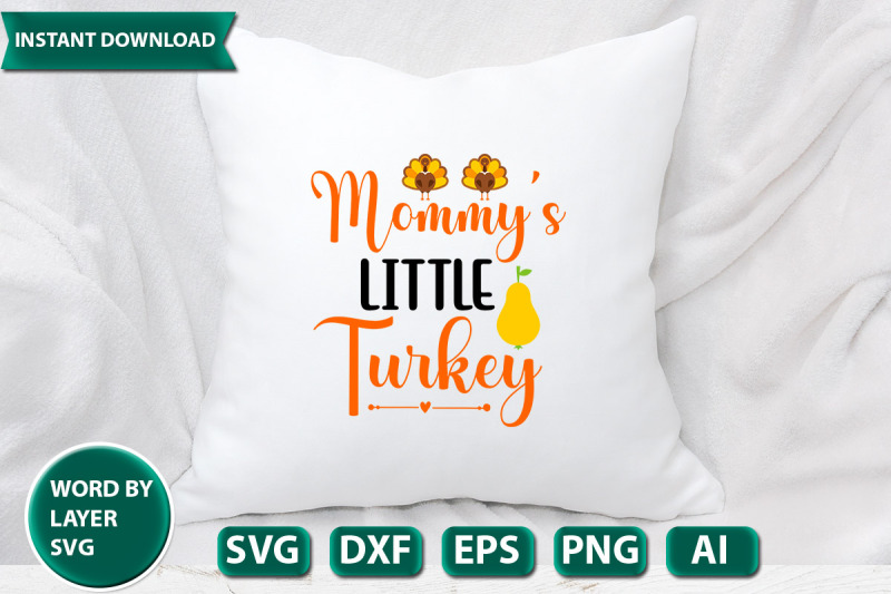 mommy-s-little-turkey-svg-cut-file