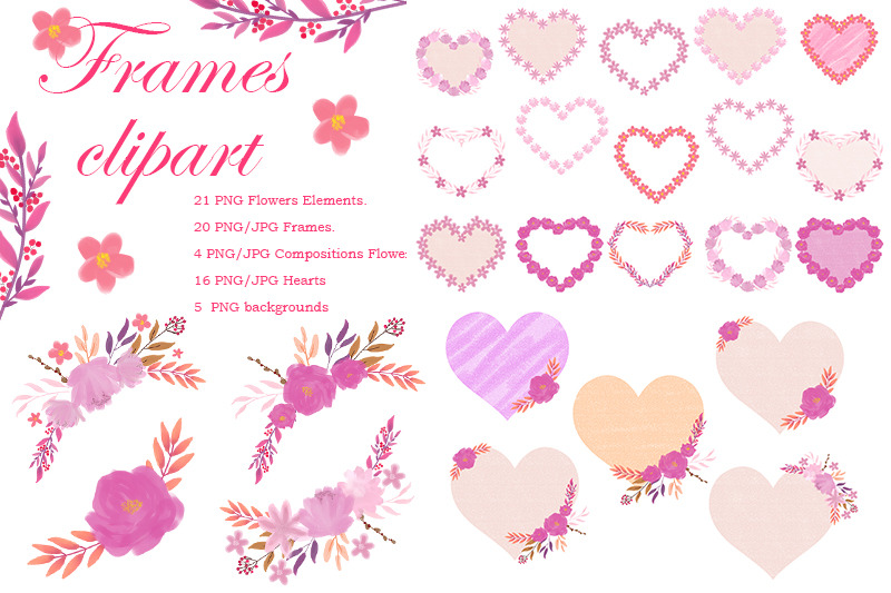 frames-clipart-flower-ornament-wedding-valentines-day