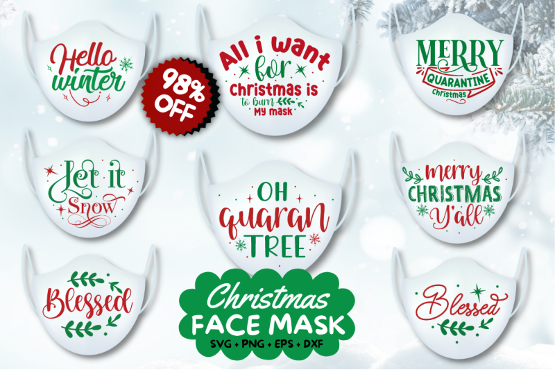 christmas-face-mask-svg-bundle