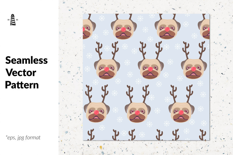 christmas-pug-dog-seamless-pattern