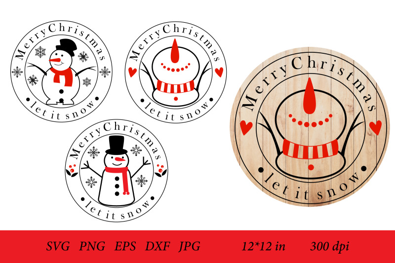 snowman-svg-christmas-ornament-christmas-round-sign-svg