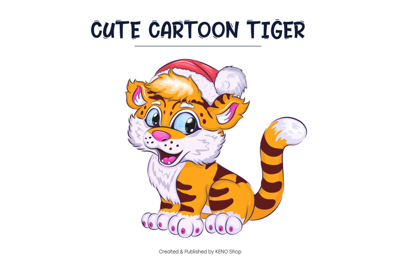 tiger-cartoon-vector-art