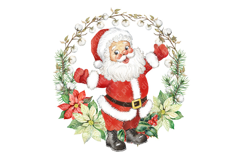 santa-claus-clipart-santa-png-christmas-card-merry-christmas