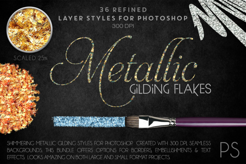 metallic-gilding-flakes