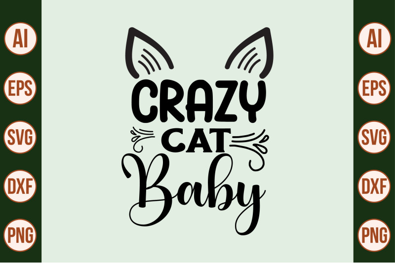 crazy-cat-baby-svg