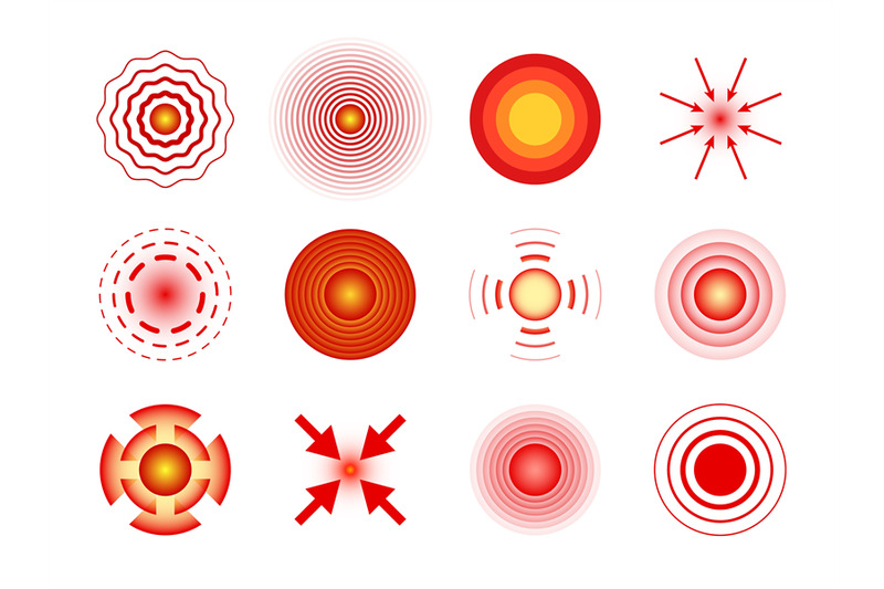 pain-circles-red-pain-spots-local-joint-and-muscles-pains-migraine