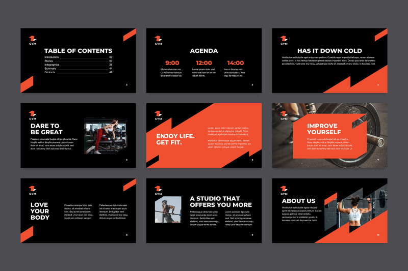 gym-powerpoint-presentation-template