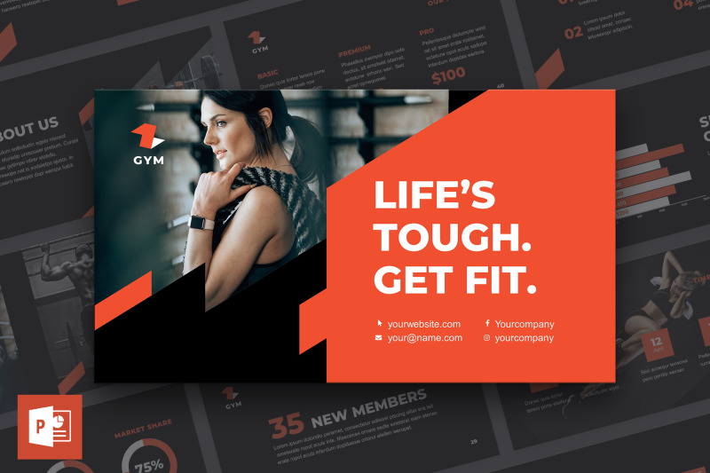 gym-powerpoint-presentation-template