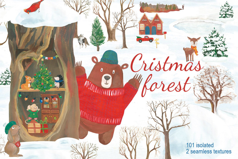 christmas-forest-clip-art