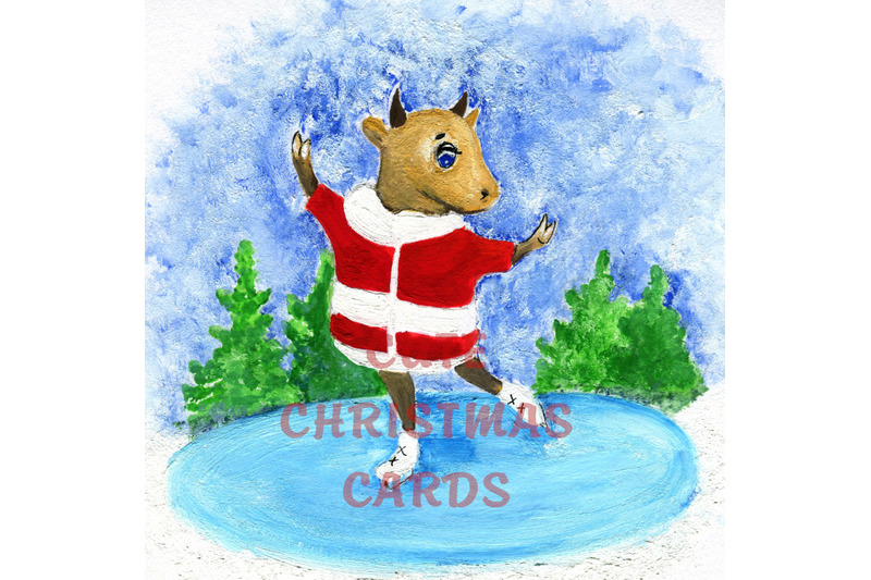 cute-christmas-cards-set-of-four-lovely-square-cards-in-pdf