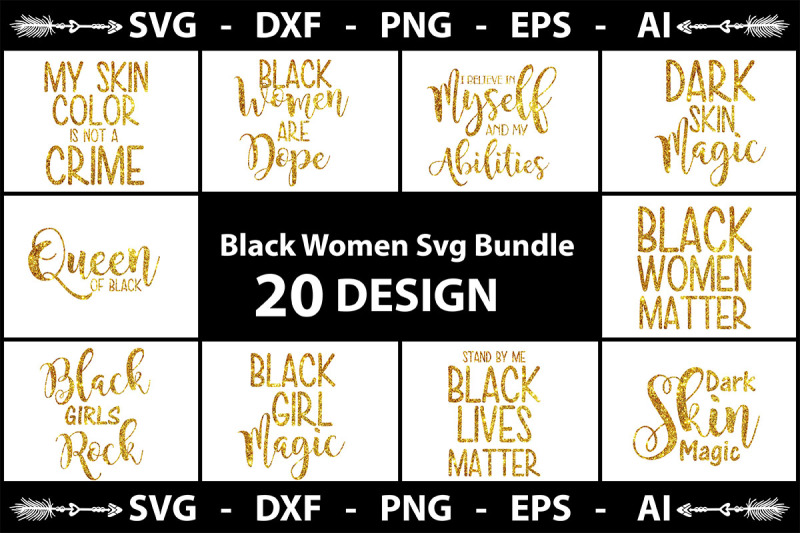 black-women-svg-bundle