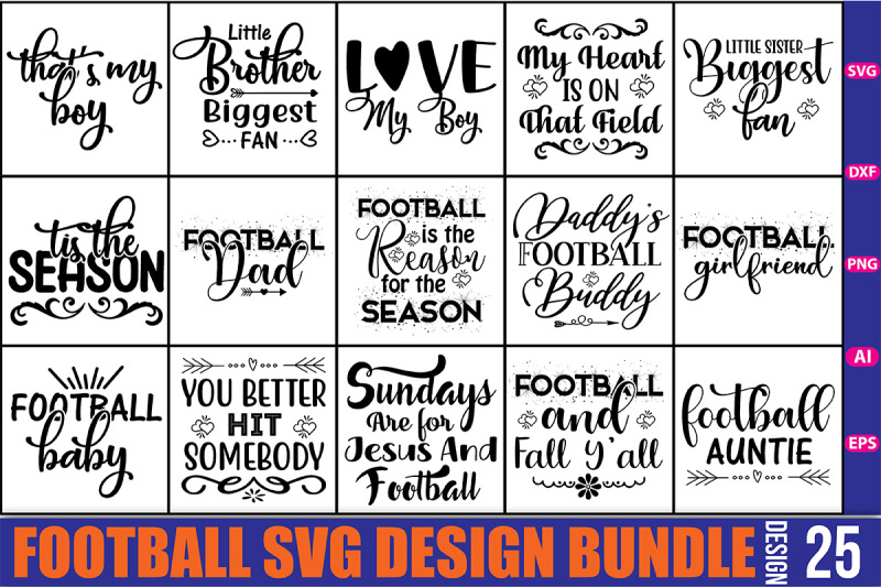 football-svg-bundle