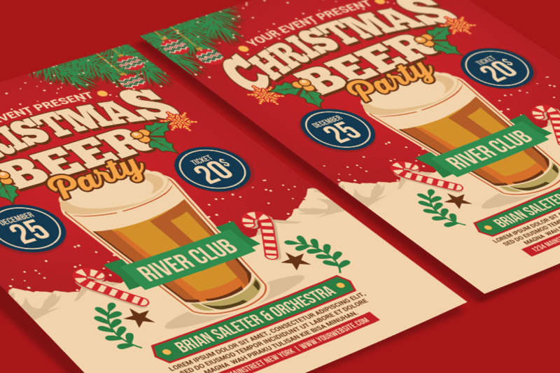 christmas-beer-party-flyer