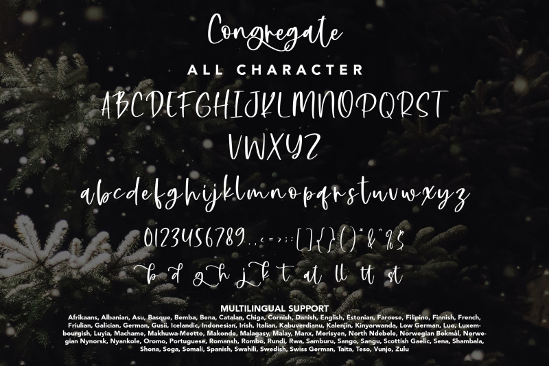 congregate-beauty-handwritten-font