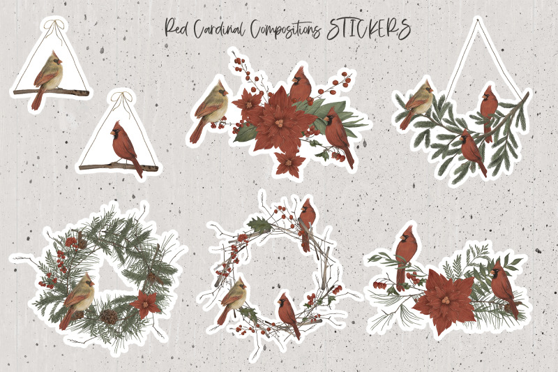red-cardinals-compositions-png-sublimation-winter-designs