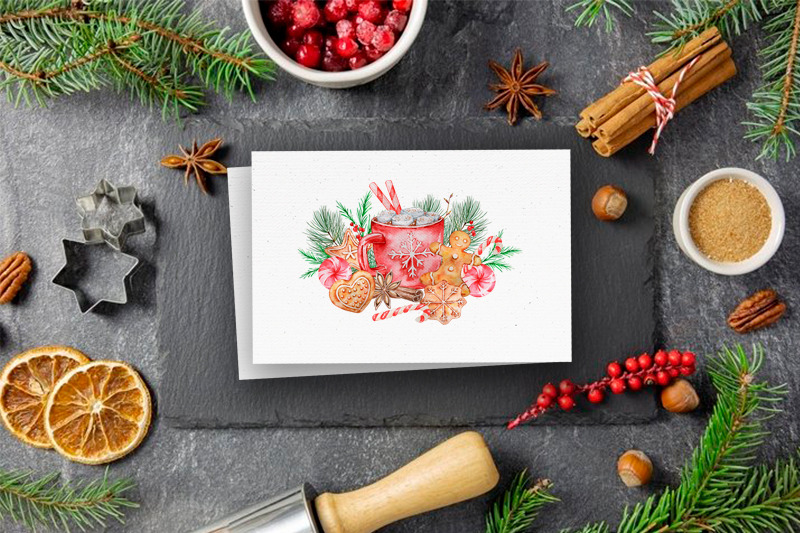 watercolor-christmas-sweets-composition-clipart