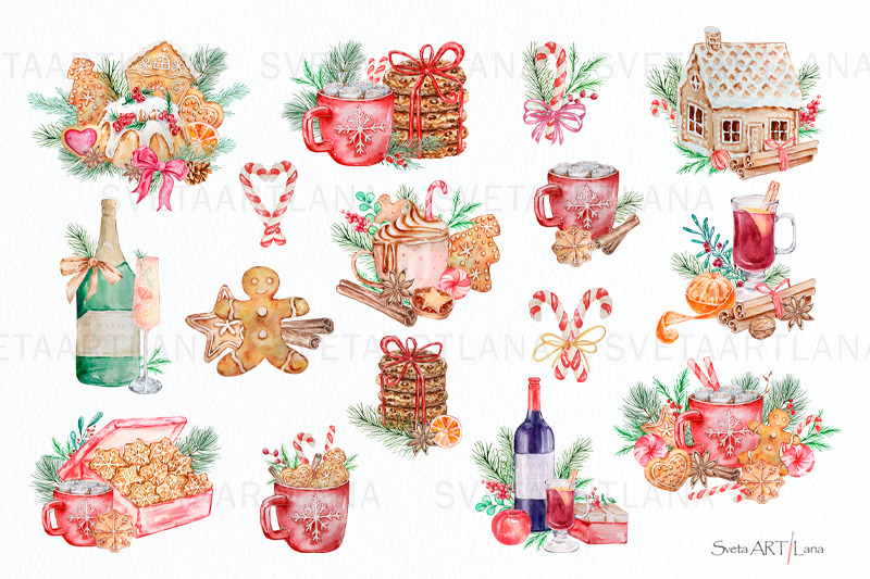 watercolor-christmas-sweets-composition-clipart