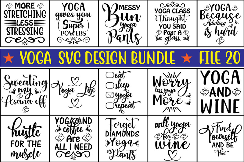 yoga-svg-design-bundle