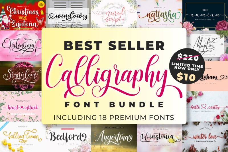 best-seller-calligraphy-font-bundle