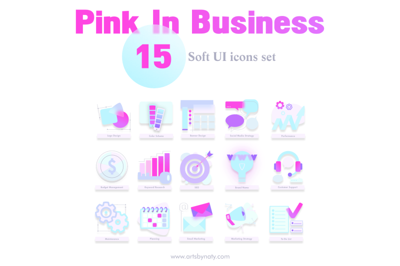 pink-in-business-soft-ui-icons-set