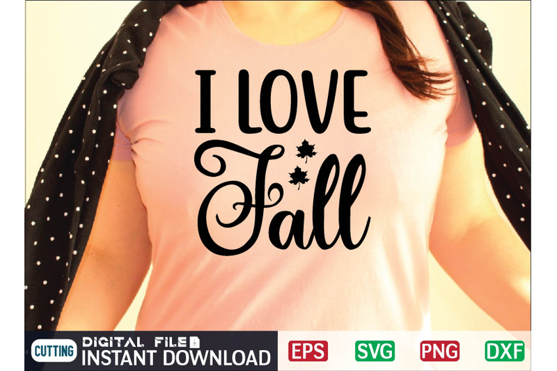 i-love-fall-svg-design