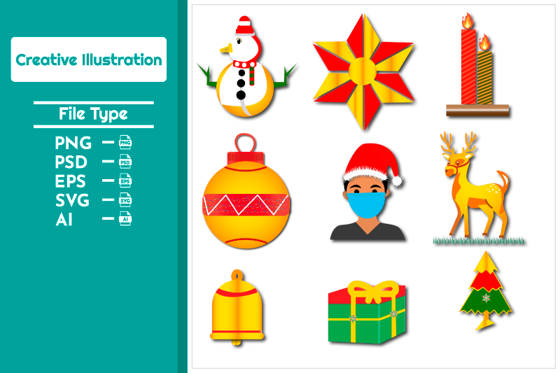 christmas-vector-icon-creative-illustration