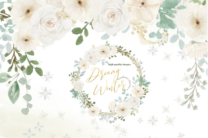 frame-dreamy-winter-white-floral-clipart-greenery-floral-wreath