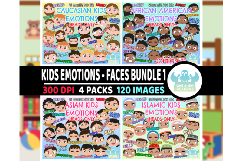 emotions-kids-faces-clipart-bundle-1
