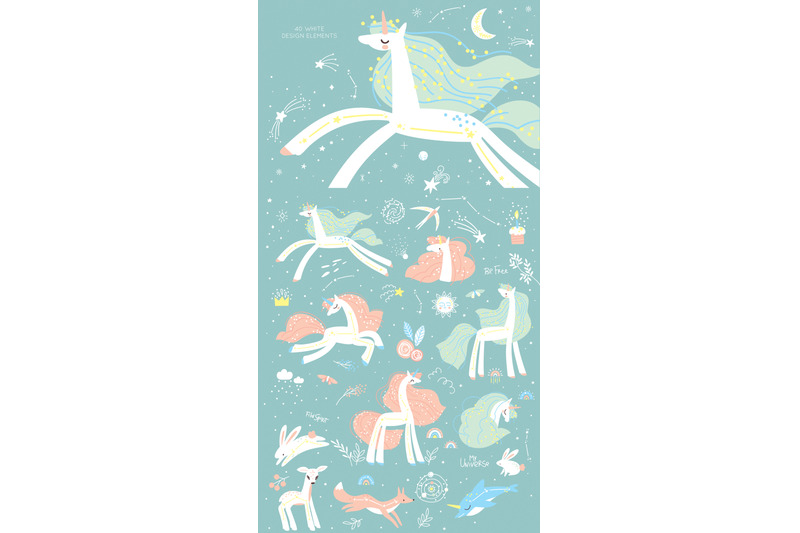 unicorn-mermaid-fairy-collection