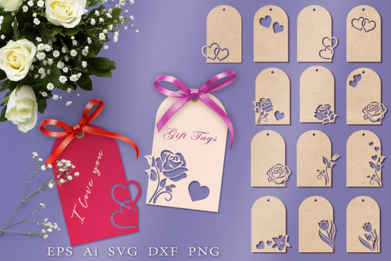 collection-of-gift-tags-valentine-039-s-day-wedding