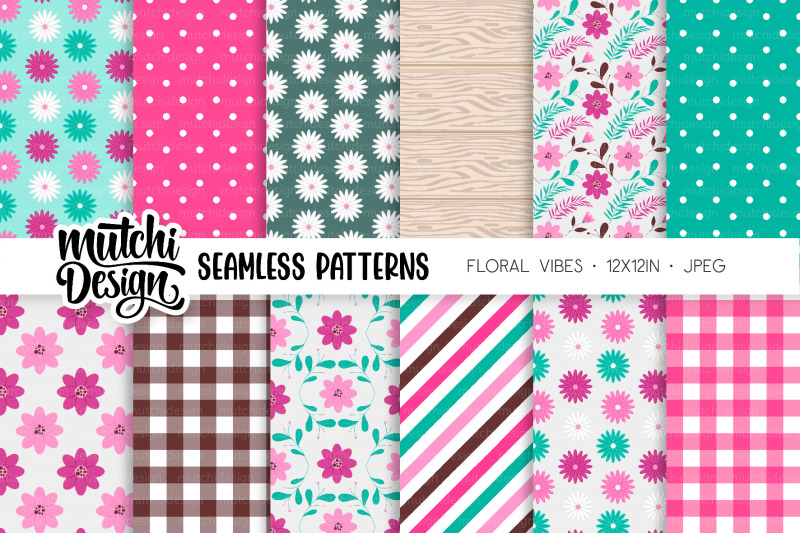 floral-vibes-digital-papers