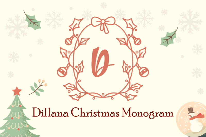 dillana-christmas-monogram
