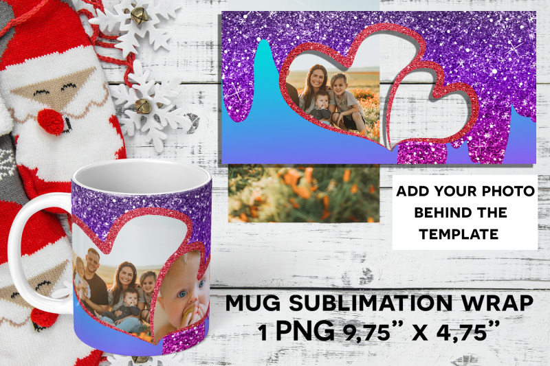 purple-heart-christmas-sublimation-photo-mug-wrap-nbsp