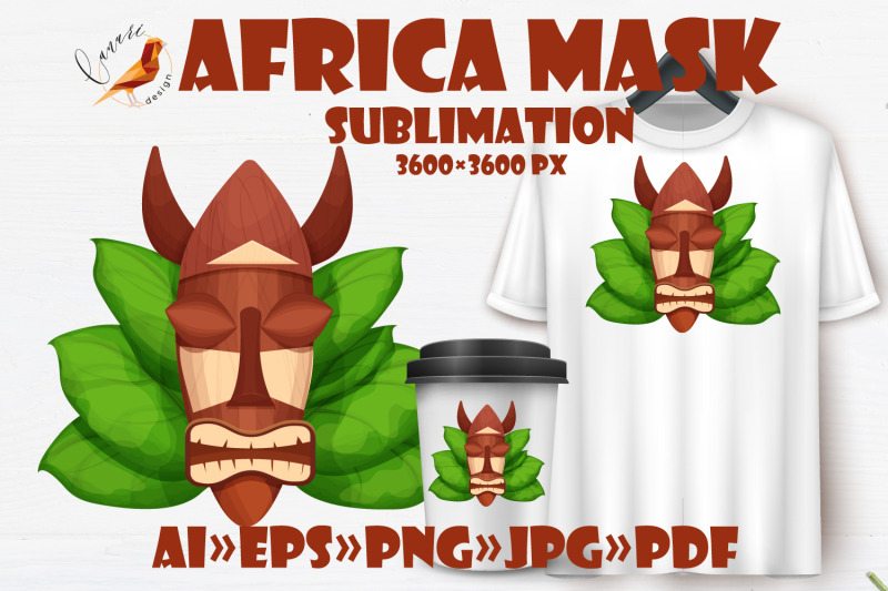 africa-mask-tribal-sublimation-design-png