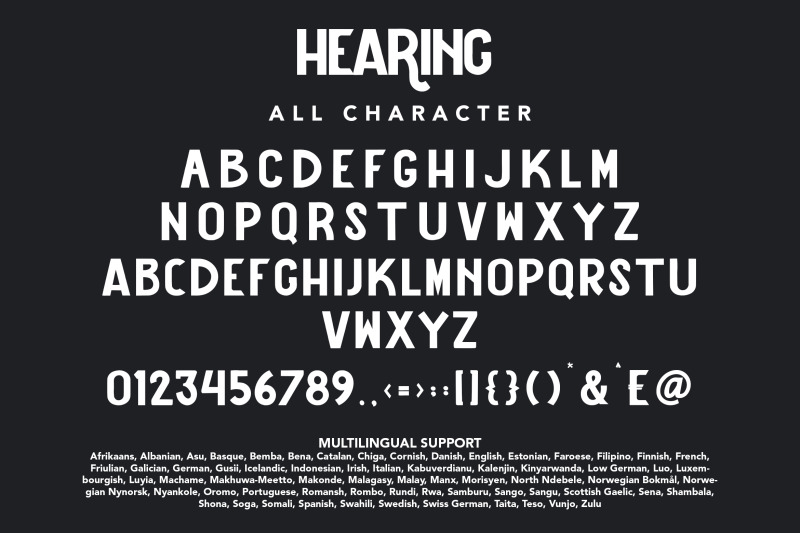 hearing-vintage-sans-serif-font