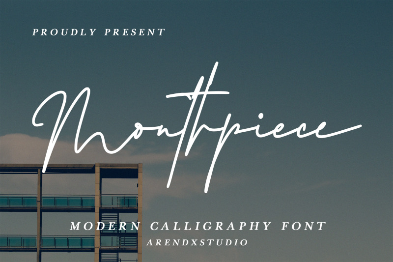 mouthpiece-modern-calligraphy-font