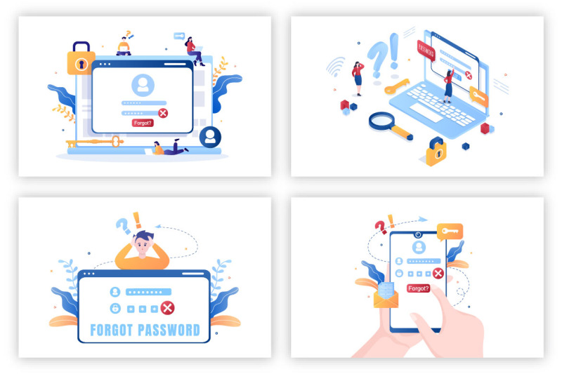 14-forgot-password-and-account-login-illustration