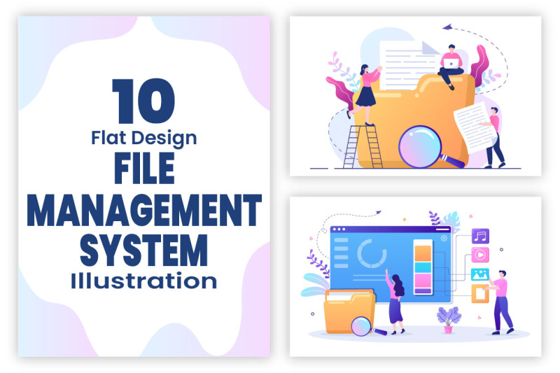 10-file-management-system-and-information-illustration