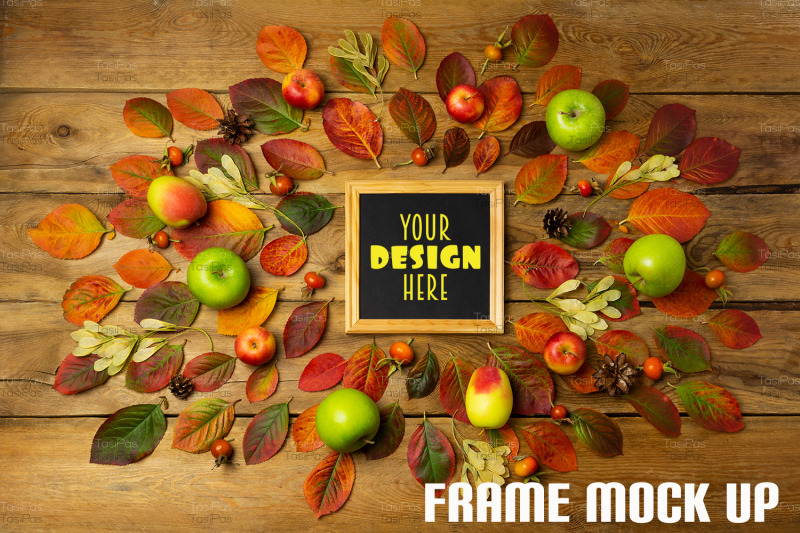 black-square-chalkboard-frame-mockup-with-fall-leaves