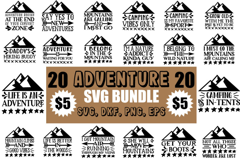 adventure-svg-bundle