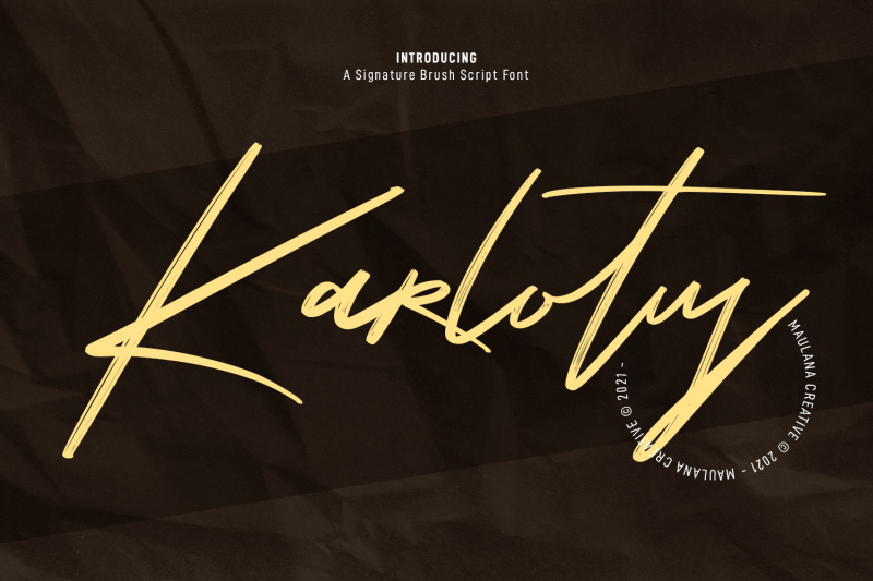 karlotus-signature-script-brush-font