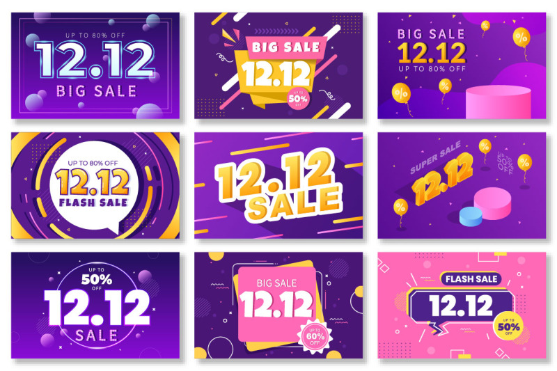 24-special-12-12-shopping-day-banner-sale-illustration