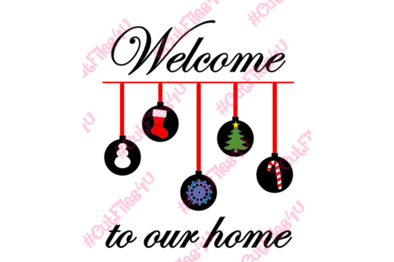 welcome-christmas-ornaments-svg-png-snowman-stocking-snowflake-tree-candy-cane-cut-file-design-for-silhouette-cricut-using-vinyl-htv-paint