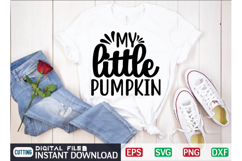 my-little-pumpkin-svg-design