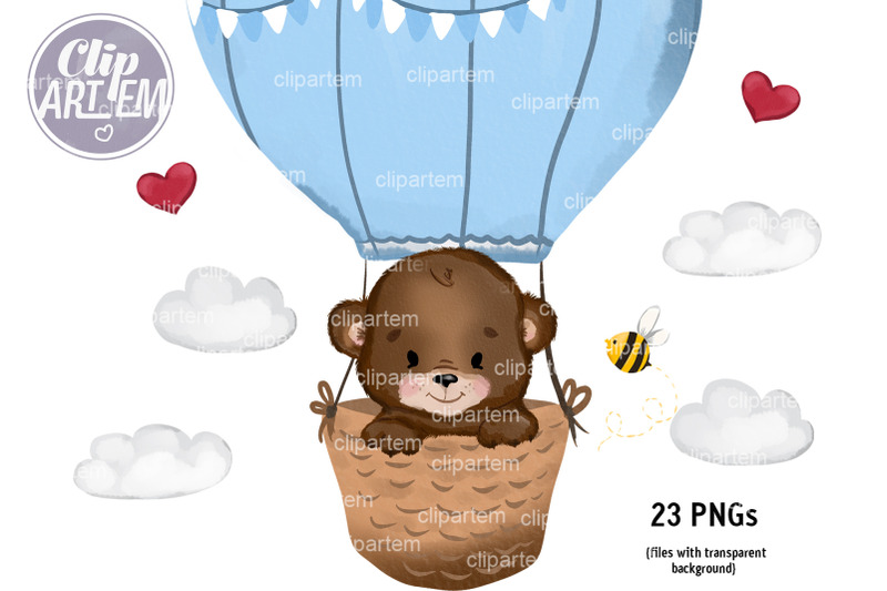 baby-bear-23-png-bundle-watercolor-clip-art-images