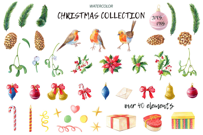 watercolor-christmas-collection
