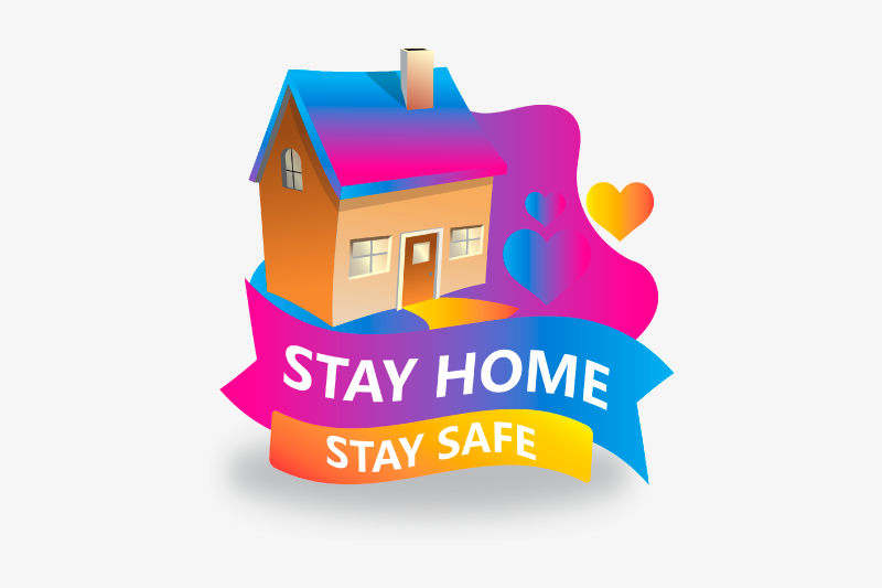 stay-home-stay-safe-creative-icon-illustration