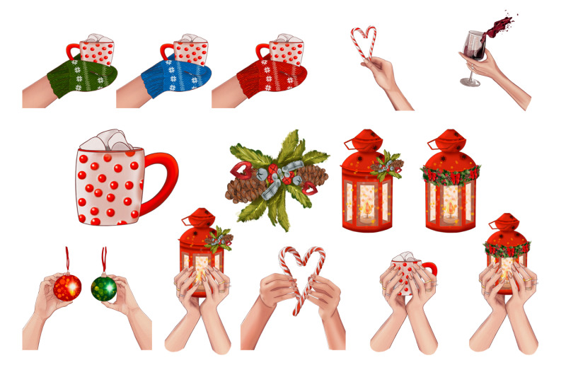 christmas-overlays-hand-with-a-gift-clipart-png-photoshop